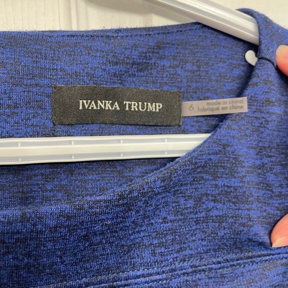 Blue dress. Worn a couple times. Very classy yet business casual. - Picture 3 of 4